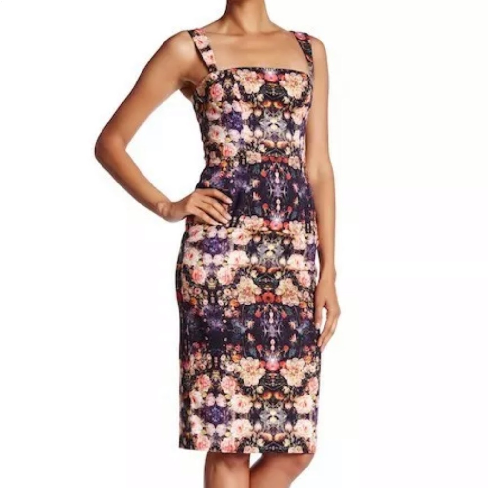 Black Halo
Shanna Floral Sheath Dress